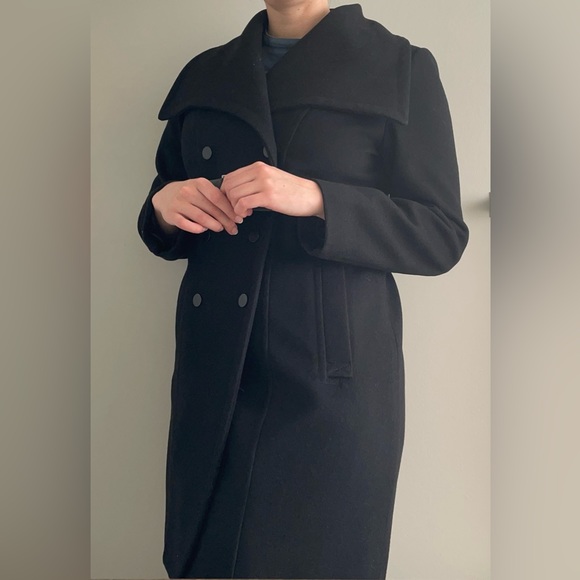 Wool blend double breasted coat - Picture 10 of 10